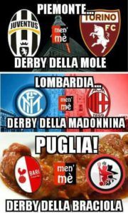 Ironia social, derby braciola