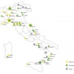 Tabella rischio idrogeologico. I Comuni a rischio idrogeologico in Italia. Fonte: Report Ministero dell’Ambiente e della Tutela del Territorio “Rischio idrogeologico in Italia”, ottobre 2008